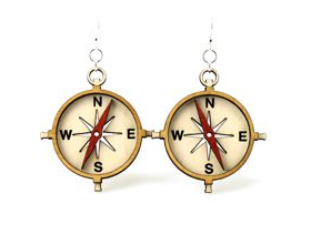 Compass Earrings
